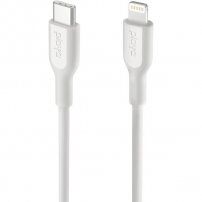 Belkin Playa MFi kabel do transmisji danych i ładowania USB-C / Lightning dla iPhone / iPad / iPod / AirPods - 1 m - biały