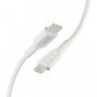 Belkin Playa MFi kabel do transmisji danych i ładowania USB-C / Lightning dla iPhone / iPad / iPod / AirPods - 1 m - biały