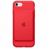 Oryginalne Smart Battery Case etui z baterią dla iPhone SE (2020/2022) / 8 / 7 - czerwone