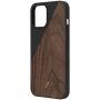 Native Union Clic Wooden etui drewniane do iPhone 12 Pro Max - brązowo-czarny