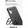 Cellularline Elite etui ze skóry PU do iPhone XR - czarny