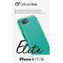Cellularline Elite etui ze skóry PU do iPhone 6 / 7 / 8 / SE (2020/2022) - zielone