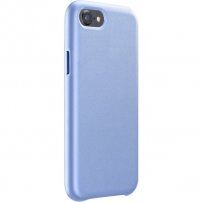Cellularline Elite etui ze skóry PU do iPhone 6 / 7 / 8 / SE (2020/2022) - jasnoniebieskie