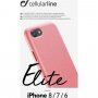Cellularline Elite etui ze skóry PU do iPhone 6 / 7 / 8 / SE (2020/2022) - pomarańczowe