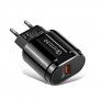 Szybkoładujący adapter 18W QC 3.0 do stojaków bezprzewodowych - czarny