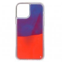 Etui klepsydra świecące w ciemności dla iPhone 12 Pro Max - ciemnoniebieski
