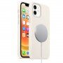 Etui silikonowe ze wsparciem ładowania Magsafe do iPhone 12 mini - biały