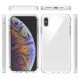 Odporny na wstrząsy dwukolorowy przezroczysty futerał do iPhone XS Max - czarne