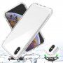 Odporny na wstrząsy dwukolorowy przezroczysty futerał do iPhone XS Max - czarne