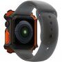 UAG Watch wytrzymałe etui na Apple Watch 44mm - czarno-pomarańczowe