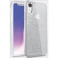 Uniq Clarion Tinsel etui błyszczące do iPhone XR - przezroczyste