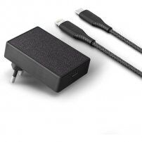 Uniq Votre Slim Kit 18W ładowarka z portem USB-C (PD) + kabel lightning dla iPhone / iPad - czarna