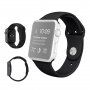 Silikonowy pasek z krótszą i dłuższą sprzączką do Apple Watch Ultra 49mm / 46mm / 45mm / 44mm / 42mm - ciemnozielony