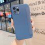 Pokrowiec portfelowy z silikonu i skóry PU do iPhone 12 mini - niebieskie