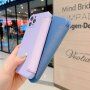 Pokrowiec portfelowy z silikonu i skóry PU do iPhone 12 mini - niebieskie