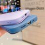 Pokrowiec portfelowy z silikonu i skóry PU do iPhone 12 Pro - fioletowy
