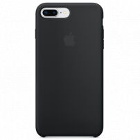 Oryginalne etui silikonowe dla Apple iPhone 8 Plus / 7 Plus - czarne