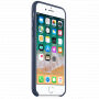 Oryginalny futerał skórzany dla Apple iPhone SE (2020/2022) / 8 / 7 - północny niebieski