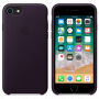 Oryginalny futerał skórzany dla Apple iPhone SE (2020/2022) / 8 / 7 - fioletowy