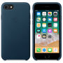 Oryginalny futerał skórzany dla Apple iPhone SE (2020/2022) / 8 / 7 - kosmicznie niebieski