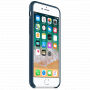 Oryginalny futerał skórzany dla Apple iPhone SE (2020/2022) / 8 / 7 - kosmicznie niebieski