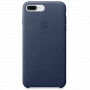 Oryginalny futerał skórzany dla Apple iPhone 8 Plus / 7 Plus - północny niebieski