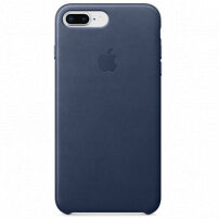 Oryginalny futerał skórzany dla Apple iPhone 8 Plus / 7 Plus - północny niebieski