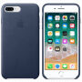 Oryginalny futerał skórzany dla Apple iPhone 8 Plus / 7 Plus - północny niebieski