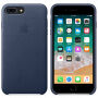 Oryginalny futerał skórzany dla Apple iPhone 8 Plus / 7 Plus - północny niebieski