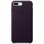 Oryginalny futerał skórzany dla Apple iPhone 8 Plus / 7 Plus - fioletowy