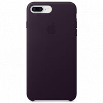 Oryginalny futerał skórzany dla Apple iPhone 8 Plus / 7 Plus - fioletowy
