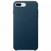 Oryginalny futerał skórzany dla Apple iPhone 8 Plus / 7 Plus - kosmicznie niebieski