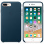 Oryginalny futerał skórzany dla Apple iPhone 8 Plus / 7 Plus - kosmicznie niebieski