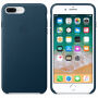 Oryginalny futerał skórzany dla Apple iPhone 8 Plus / 7 Plus - kosmicznie niebieski
