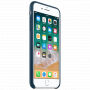 Oryginalny futerał skórzany dla Apple iPhone 8 Plus / 7 Plus - kosmicznie niebieski