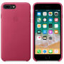 Oryginalny futerał skórzany dla Apple iPhone 8 Plus / 7 Plus - fuksjowy