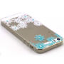 Etui z reliefem diamentowym do Apple iPhone 5 / 5S / SE (2016) - stokrotki