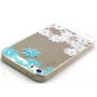 Etui z reliefem diamentowym do Apple iPhone 5 / 5S / SE (2016) - stokrotki