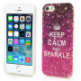 Eleganckie etui do Apple iPhone 5 / 5S / SE (2016) - Keep Calm and Sparkle