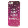 Eleganckie etui do Apple iPhone 5 / 5S / SE (2016) - Keep Calm and Sparkle