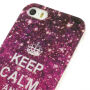 Eleganckie etui do Apple iPhone 5 / 5S / SE (2016) - Keep Calm and Sparkle