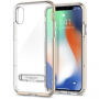 Spigen etui ochronne ze stojakiem magnetycznym dla Apple iPhone XS / iPhone X - złote