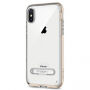 Spigen etui ochronne ze stojakiem magnetycznym dla Apple iPhone XS / iPhone X - złote