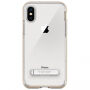 Spigen etui ochronne ze stojakiem magnetycznym dla Apple iPhone XS / iPhone X - złote