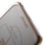 X-FITTED etui do Apple iPhone 6 Plus / 6S Plus - złote z ważkami i kamyczkami Swarovski
