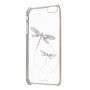 X-FITTED etui do Apple iPhone 6 Plus / 6S Plus - złote z ważkami i kamyczkami Swarovski