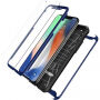 Spigen Signature etui ochronne z plastiku i poliwęglanu dla Apple iPhone XS / iPhone X - niebieskie
