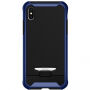 Spigen Signature etui ochronne z plastiku i poliwęglanu dla Apple iPhone XS / iPhone X - niebieskie