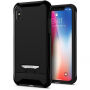 Spigen Signature etui ochronne z plastiku i poliwęglanu dla Apple iPhone XS / iPhone X - czarne
