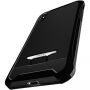 Spigen Signature etui ochronne z plastiku i poliwęglanu dla Apple iPhone XS / iPhone X - czarne